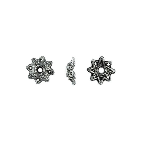 8mm Star Flower Bead Caps